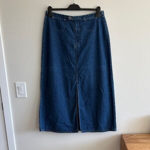 Liz Claiborne Jean Maxi Skirt